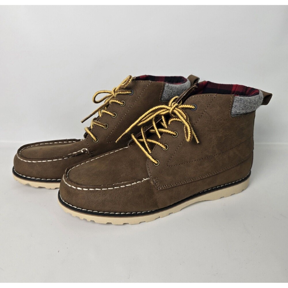Cat & Jack Boys Brown Ackerley Fashion Boot Size, Man Made Materials NWT